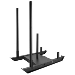 Nopeus ja voimaharjoittelureki teräs pulveripinnoite musta kaksituumaisille levypainoille