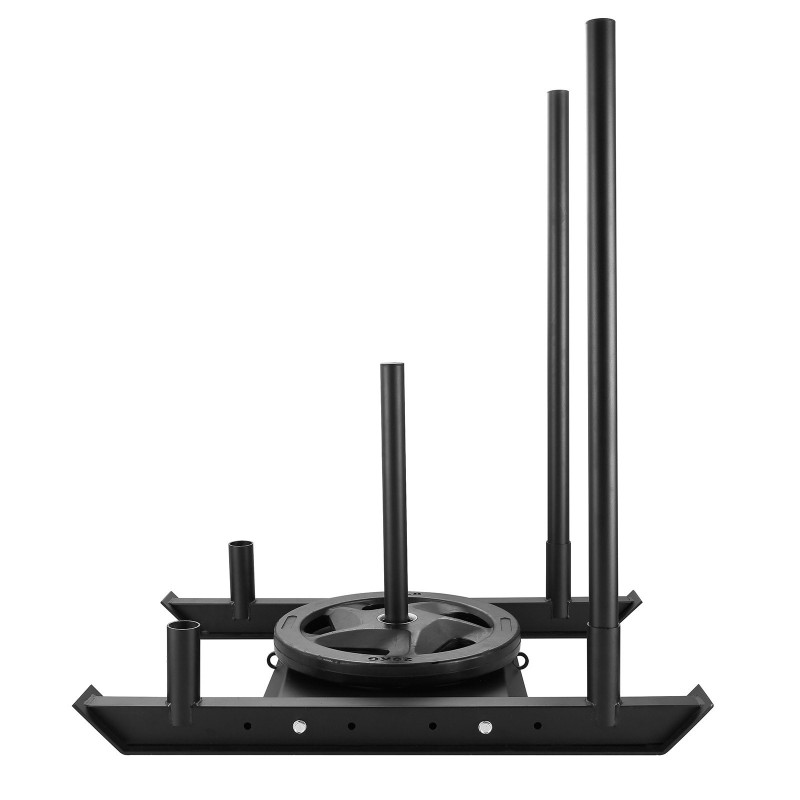 Nopeus ja voimaharjoittelureki teräs pulveripinnoite musta kaksituumaisille levypainoille