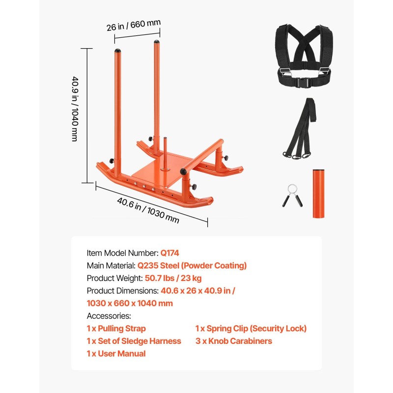 Teräsvoimareki 23 kg kahvalla ja valjailla yhteensopiva 25 ja 51 mm painolevyille