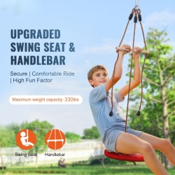 Vaijeriliukusarja 19,8 m kantavuus 227 kg nylon turvavaljaat istuin ohjaustanko