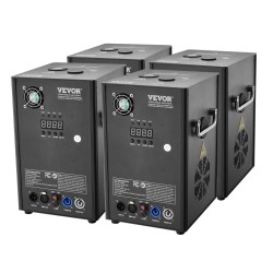 Kylmäkipinäkoneet 4 kpl 700W säädettävä 2 5 m alumiiniseosrunko DMX ohjaus