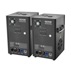 Kylmäsuihkukoneet 2 kpl 700W alumiiniseos säädettävä 2 5 m DMX ohjaus lavaan ja juhliin