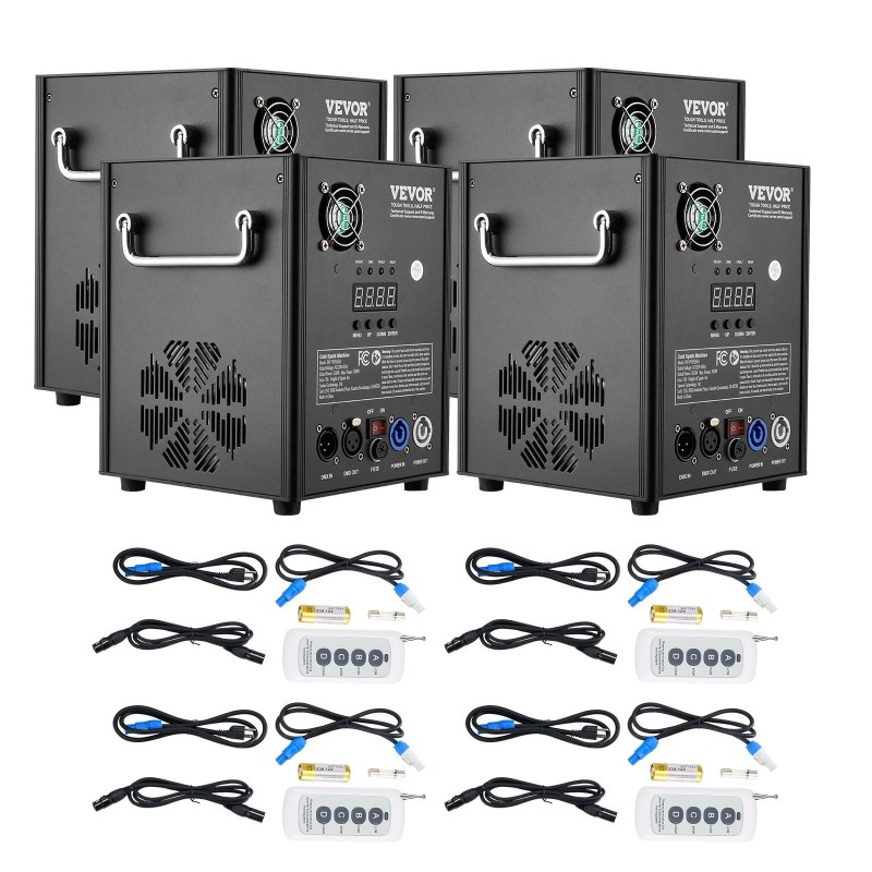 Kylmäkipinälaite 4 kpl 500 W alumiinikotelo säädettävä 2–4 m lavakäyttöön