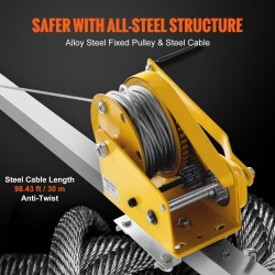 Pelastuskolmijalka metallirunko 1179 kg vetokyky 30 m teräsvaijeri säädettävät jalat