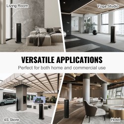 Kylmäilmadiffuuseri 950 ml vesivapaa Bluetooth lattiamallinen hotellille ja toimistoon