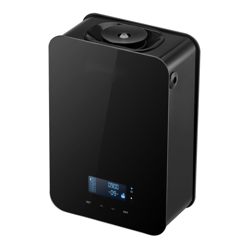 Tuoksudiffuuseri ilmanvaihtoon 180 ml kylmäsumutus langaton ohjaus vesivapaa ruostumatonta terästä ja lasia