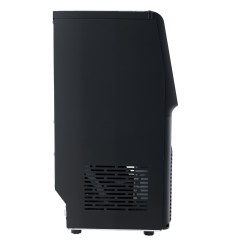 Kaupallinen jääpalakone vapaasti seisova kaappimalli 32 kg vuorokaudessa 36 lokeroa ruostumaton teräs