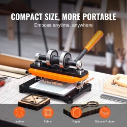 Nahkakohokuviointikone manuaalinen 180x100 mm alusta 12 mm puristus kaksinkertaiset ohjausakselit