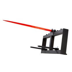 Paalikeihäs 1250 mm jousiterästä 725 kg kantavuus kaksi 430 mm tukikeihää traktoriin