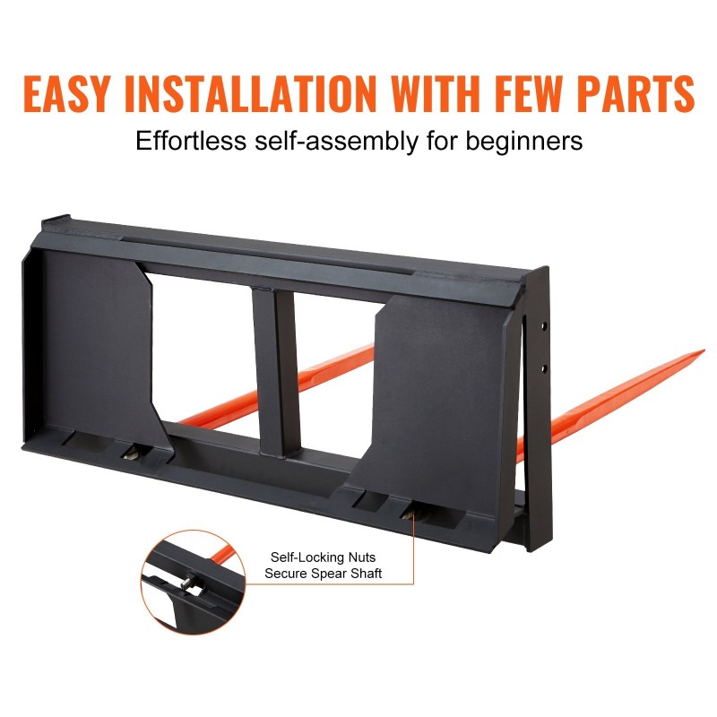 Paalipiikit 49 tuumaa jousiteräksestä 2 kappaletta 1360 kg kantavuus