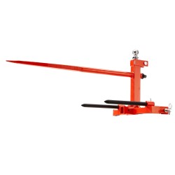 Heinäharkospiikki jousiterästä 49 tuuman pääpiikki 2 tukipiikkiä 725 kg kantavuus kolmipistekiinnitys