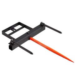 Paalipiikki jousiterästä 39-tuumainen kantavuus 725 kg 2 tukipiikkiä kauhaan