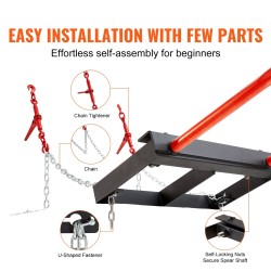 Heinäpaalipiikki korkealujuuksinen jousiteräs 1360 kg kantavuus 2 pääpiikkiä 49 tuumaa kauhakiinnitteinen