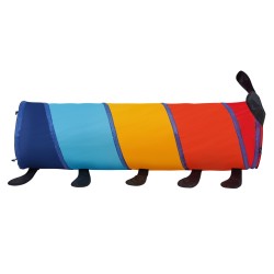 Kiipeilytunneli polyesterikankaasta teräslankatuella monivärinen taitettava sisä ja ulkokäyttöön