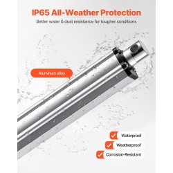 Lineaaritoimilaite 12V iskunpituus 1016 mm IP65 3000N alumiiniseosrunko