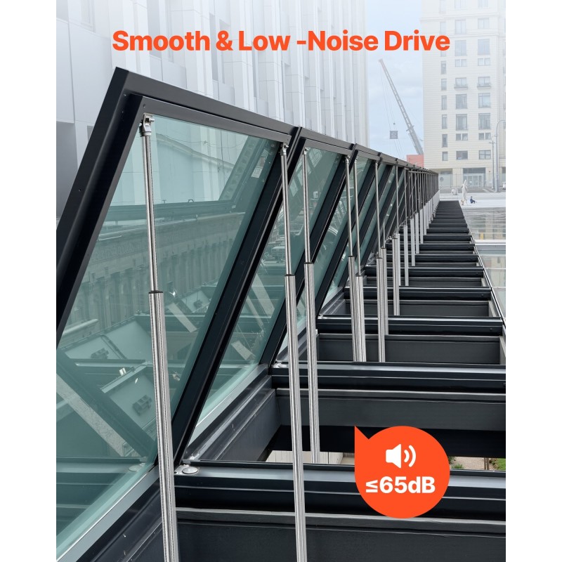 Lineaaritoimilaite 12V iskunpituus 1016 mm IP65 3000N alumiiniseosrunko