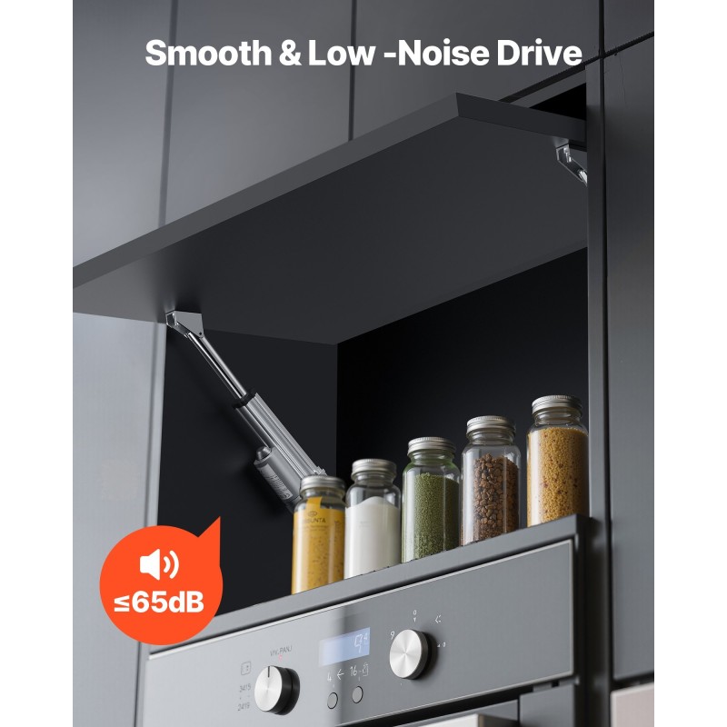 Lineaaritoimilaite 12 V alumiiniseos IP65 101,6 mm iskunpituus 3000 N asennuskannakkeilla