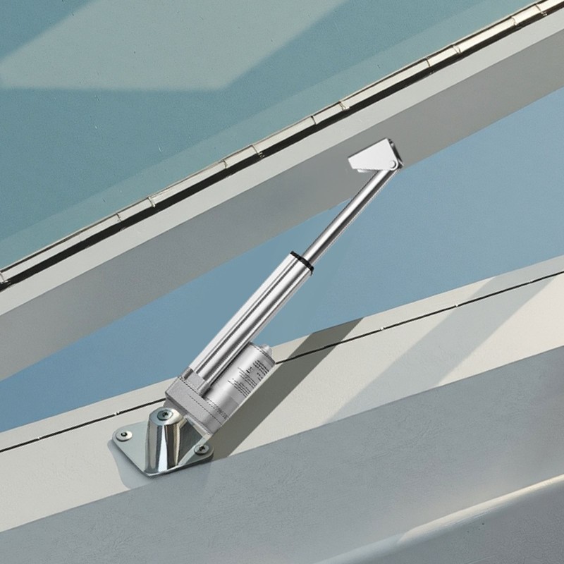 Lineaaritoimilaite 12 V alumiiniseos IP65 101,6 mm iskunpituus 3000 N asennuskannakkeilla