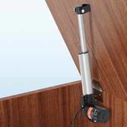 Lineaaritoimilaite 12 V 200 mm iskunpituus työntövoima 6000N 5 mm/s alumiiniseosrunko IP44