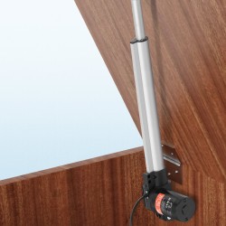 Lineaaritoimilaite 12 V 350 mm isku 6000 N työntövoima IP44 alumiiniseosrunko