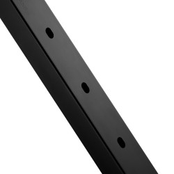 Kaideportaali 36 tuumainen SUS304 ruostumaton teräs 30 kulmareiät 10 valmiiksi porattua reikää musta