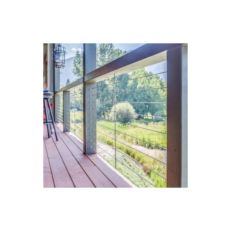 Suojaholkit T316 ruostumatonta terästä 3,2 mm vaijerille 81 kappaletta vaakareikiin poranterä mukana