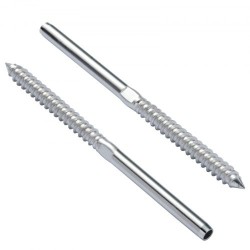 Kaapelin kaideasennussarja 122 osaa T316 ruostumaton teräs 3,2 mm puupylväisiin