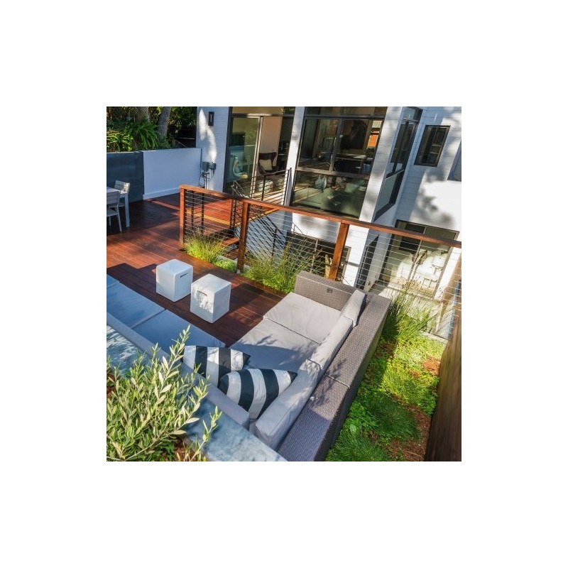 Kaapelikaide tarvikepakkaus T316 ruostumatonta terästä 3,2 mm 102 kpl puupylväisiin