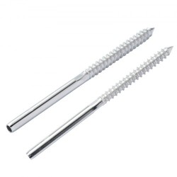 Kaapelikaide tarvikepakkaus T316 ruostumatonta terästä 3,2 mm 102 kpl puupylväisiin