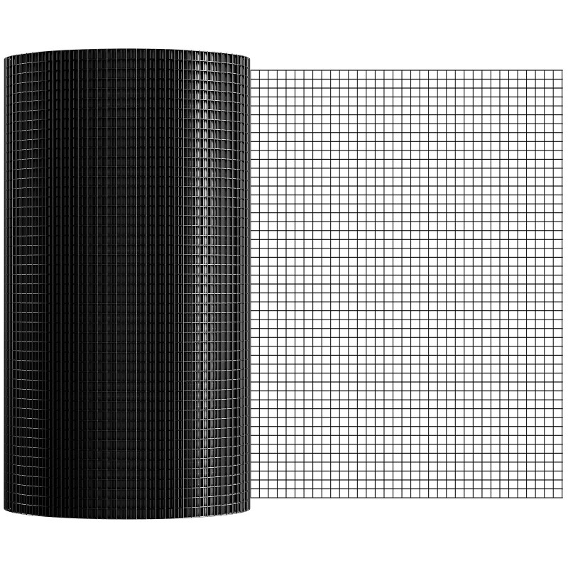 Galvanoitu PVC-pinnoitettu rullaverkko 610 mm x 30,48 m silmäkoko 12,7 mm