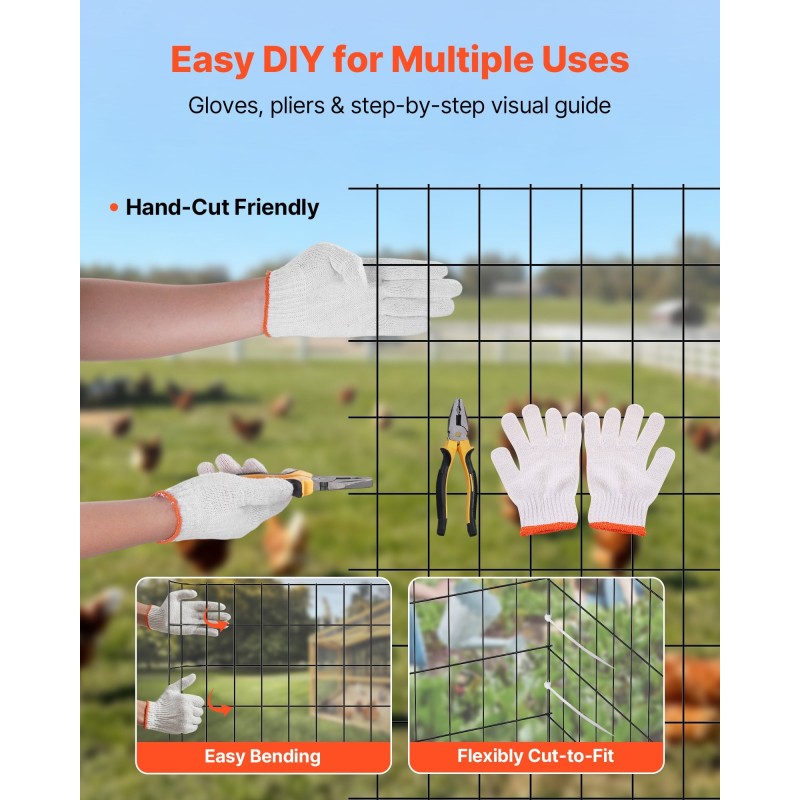 Rautalankaverkko vinyylipinnoitettu galvanoitu 61 cm 7,62 m 2 x 3 tuuman silmäkoko
