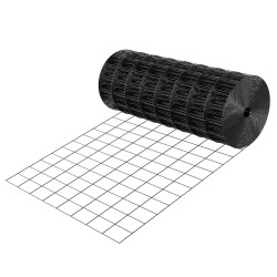 Rautalankaverkko vinyylipinnoitettu galvanoitu 61 cm 7,62 m 2 x 3 tuuman silmäkoko