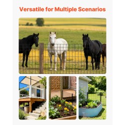 Hitsattu PVC-pinnoitettu sinkitty teräsverkko karja aitauksiin 1220×15240 mm 2×4 silmäkoko