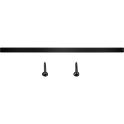 Alumiiniseoksen kaidepinnat 76 kpl 75 cm 2 5 cm jauhemaalatut mustat ulkokäyttöön