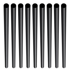 Alumiiniset kaidepinnat ontot 19x19x810 mm 101 kappaletta mattamusta ruuvit mukana