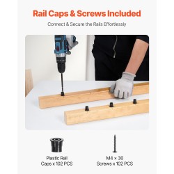 Alumiiniset kaidepinnat 51 kpl pituus 914 mm halkaisija 19 mm musta portaisiin