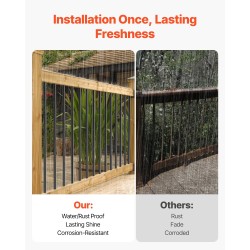 Alumiiniset pyöreät kaidetangot 19 mm 914 mm 101 kpl portaisiin mattamusta