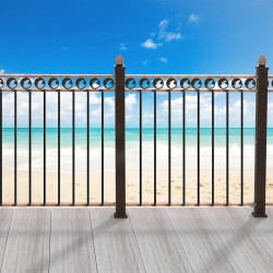 Alumiiniset neliöprofiiliset kaidetangot 13x13x1118 mm mattamusta 11 kappaletta ontto