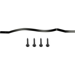 Rautaiset terassin kaidepinnat 51 kpl 82 cm musta jauhemaalattu