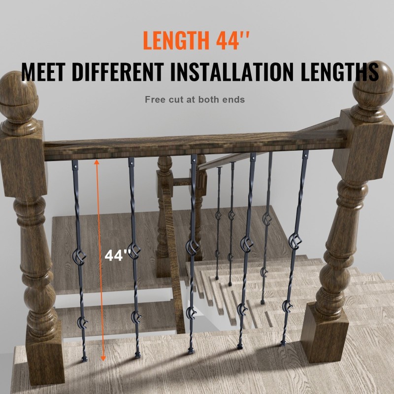 Galvanoitu teräs kaidetanko ontto 1122 mm 56x56 mm 10 kpl