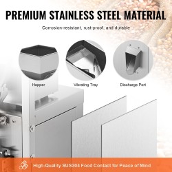 Automaattinen partikkelipakkauskone 1–100 g punnitus täyttö elintarvikekäyttöön 304 ruostumaton teräs