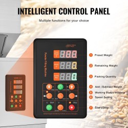 Puoliautomaattinen rakeiden täyttökone 304-ruostumaton teräs 10–1000 g papuja siemeniä viljaa teetä