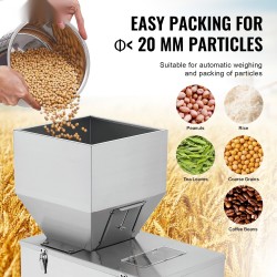 Punnitseva täyttökone puoliautomaattinen 20–5000 g 304-ruostumaton teräs jalkapoljin rakeisille tuotteille