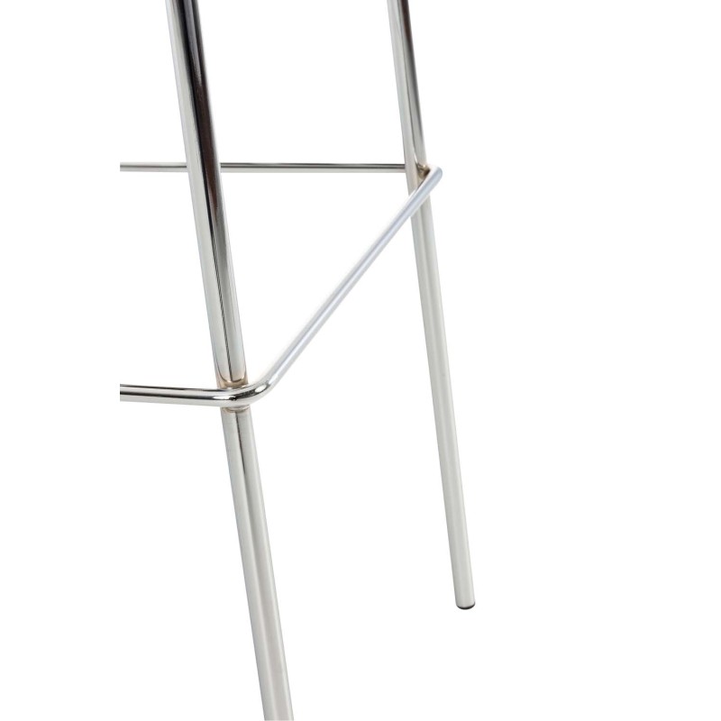 Moderni pinottava hover-baarituoli metallirungolla ja kangasverhoilulla