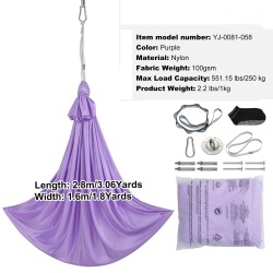 Aistikeinu nailonkangas 100gsm 2,8 x 1,6 m 250 kg violetti sisä ulko