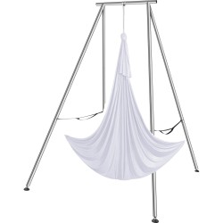 Ilmajoogakehikko kromipinnoitetusta teräksestä ja polyesteriliina 250 kilogramman kantavuus