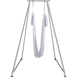 Ilmajoogakehikko kromipinnoitetusta teräksestä ja polyesteriliina 250 kilogramman kantavuus