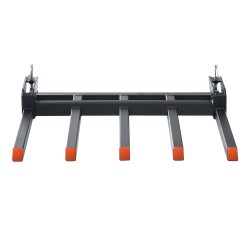 Puristettavat roskahaarukat 48 tuuman kauhaan Q235 seosteräs 1200 kg