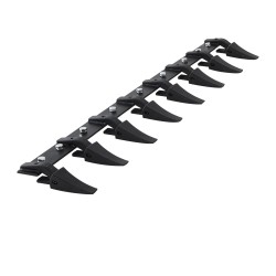 Kauhan hammastanko Q345-seosterästä 1500 mm 8 hammasta pulttikiinnitteinen