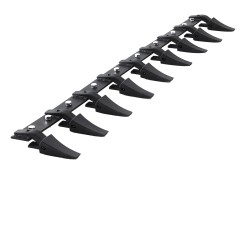 Kauhan hammastanko Q345-seosteräs 1800 mm 9 hammasta 2000 kg kuormitus